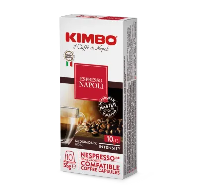 KIMBO NAPOLI NESPRESSO COMPATIBLE CAPSULES - 10x5.5gr