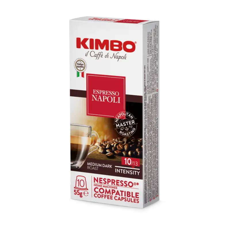 KIMBO NAPOLI NESPRESSO COMPATIBLE CAPSULES - 10x5.5gr