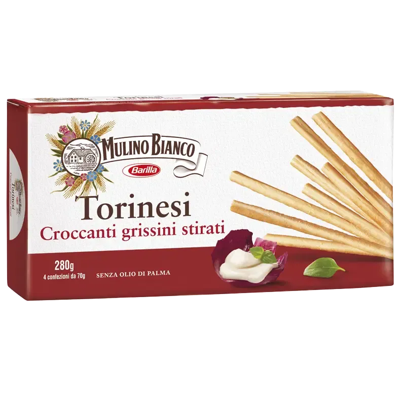 Mulino Bianco Grissini Torinesi – 280g (4 x 70g)
