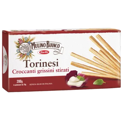 Mulino Bianco Grissini Torinesi – 280g (4 x 70g) Mulino Bianco Grissini Torinesi – 280g (4 x 70g)