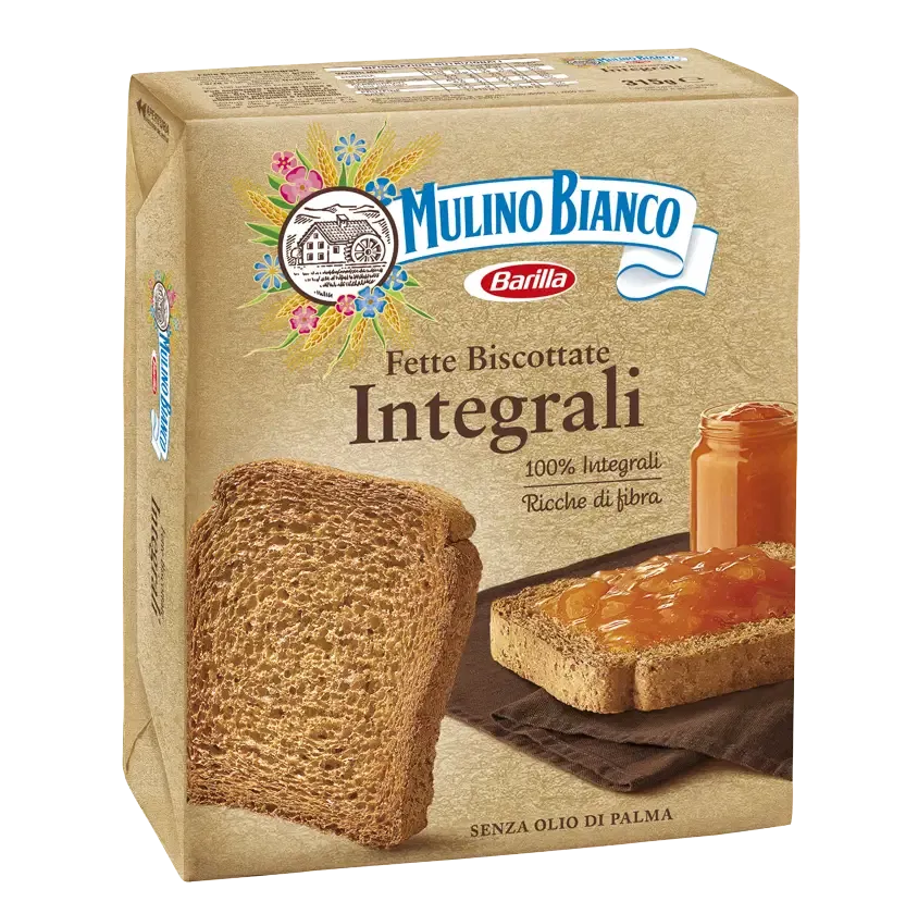 MULINO BIANCO FETTE BISCOTTATE INTEGRALI (36x8.75gr) - 315gr