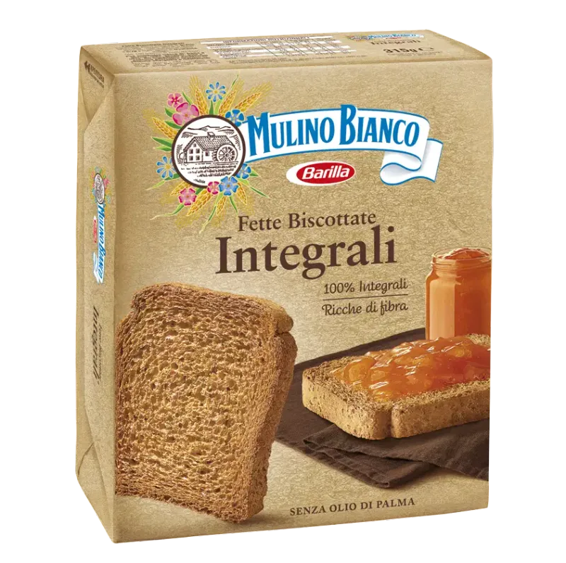 MULINO BIANCO FETTE BISCOTTATE INTEGRALI (36x8.75gr) - 315gr