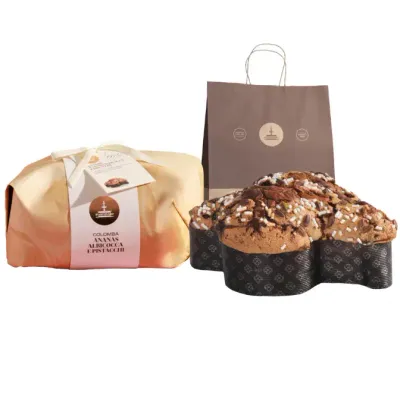 Fiasconaro Colomba Ananas, Albicocca e Pistacchi – 1kg Artisan Italian Easter Cake with Pineapple, Apricot &amp; Pistachios