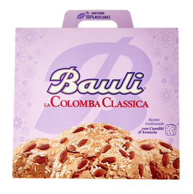 Bauli Colomba Classica 1kg traditional Italian Easter cake with almond glaze