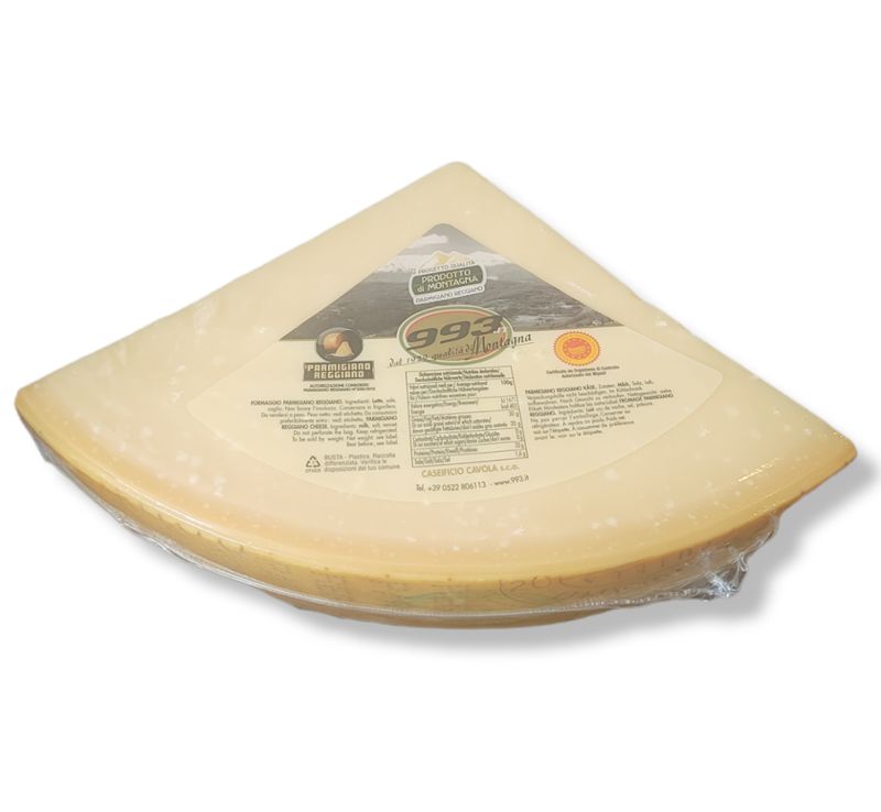 PARMIGIANO REGGIANO DI MONTAGNA 24mth 1/8th - 4.8-5kg avg