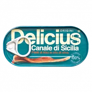 SICILIAN ANCHOVY FILLETS IN OLIVE OIL - 28gr
