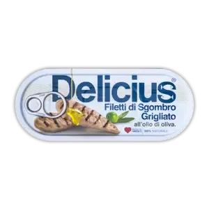 GRILLED MACKERAL FILLETS IN OLIVE OIL - 110gr
