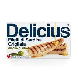 GRILLED SARDINE FILLETS IN OLIVE OIL - 90gr