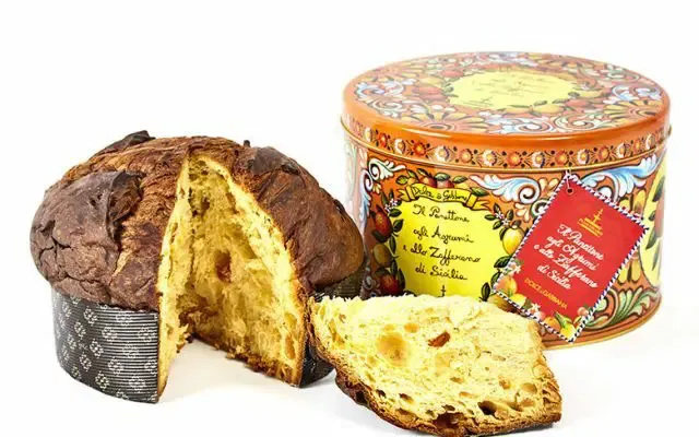 Dolce &amp; Gabbana Panettone Agrumi &amp; Zafferano – 1kg (New Design Tin + Gift Bag)