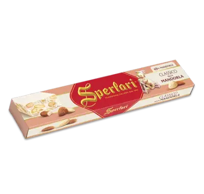 SPERLARI CLASSICO ALLA MANDORLA ALMOND NOUGAT TORRONE (hard) - 150g SPERLARI CLASSICO ALLA MANDORLA ALMOND NOUGAT TORRONE (hard) - 150g