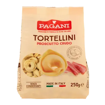 DRIED TORTELLINI AL PROSCIUTTO CRUDO - 250gr DRIED TORTELLINI AL PROSCIUTTO CRUDO - 250gr