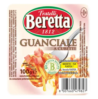 Beretta Guanciale a Cubetti – 100g