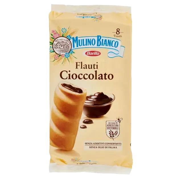 MULINO BIANCO FLAUTI CIOCCOLATO -  8xPack 280gr