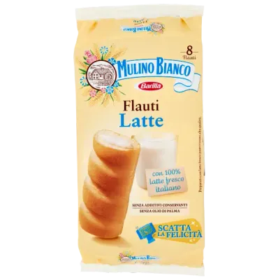 MULINO BIANCO FLAUTI LATTE-  8xPack 280gr