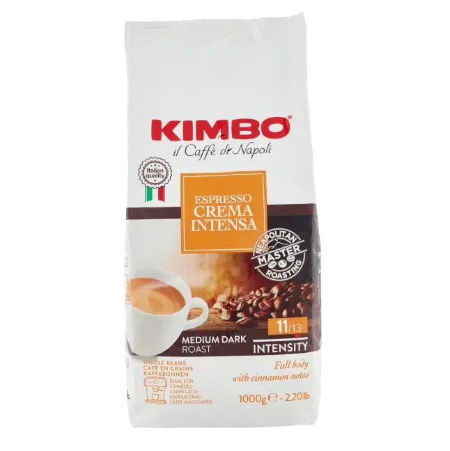 KIMBO CREMA INTENSA COFFEE BEANS - 1kg
