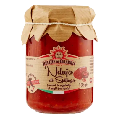 NDUJA DI SPILINGA JAR - Delizie di Calabria 135gr NDUJA DI SPILINGA JAR - Delizie di Calabria 135gr