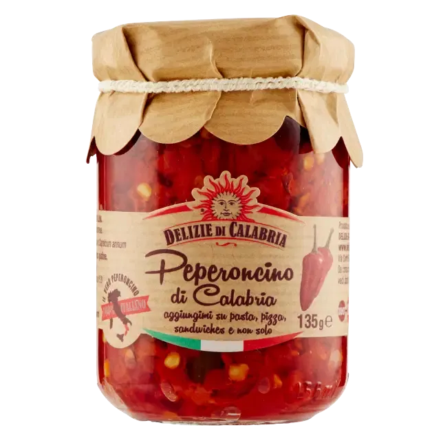 PEPERONCINO A FETTE DI CALABRIA JAR - Delizie di Calabria 135gr