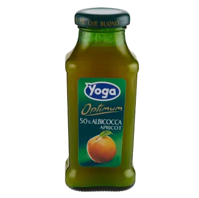YOGA ALBICOCCA OPTIMUM 50% APRICOT FRUIT JUICE - 24x200ml