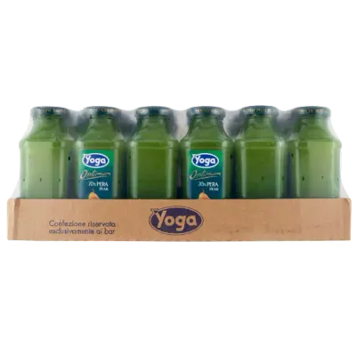 YOGA PERA GLASS OPTIMUM 70% PEAR FRUIT JUICE - 24x200ml