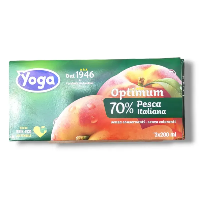 Yoga Pesca Optimum 70% Peach Nectar – 3 x 200ml