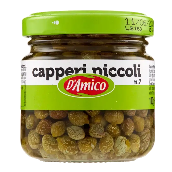 Capers in Vinegar (Capperi in Aceto) – D’Amico 100g