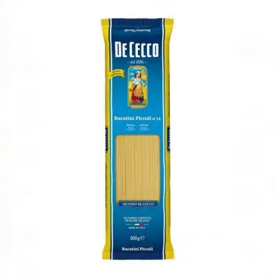 DE CECCO BUCATINI PICCOLI No.14- 500gr DE CECCO BUCATINI PICCOLI No.14- 500gr