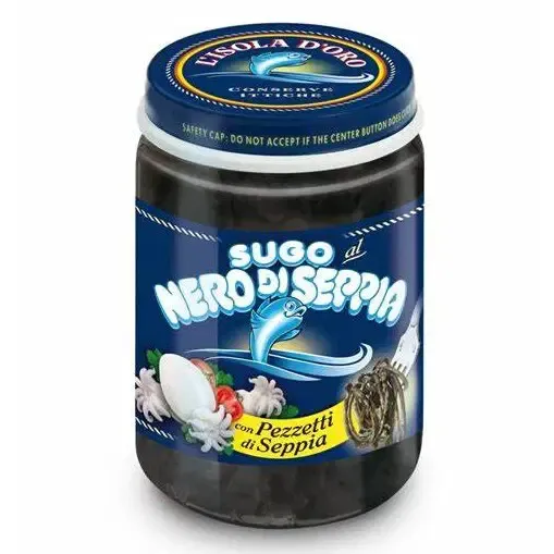 BLACK INK SQUID SAUCE (nero di seppia) - L'isola D'ora 130gr