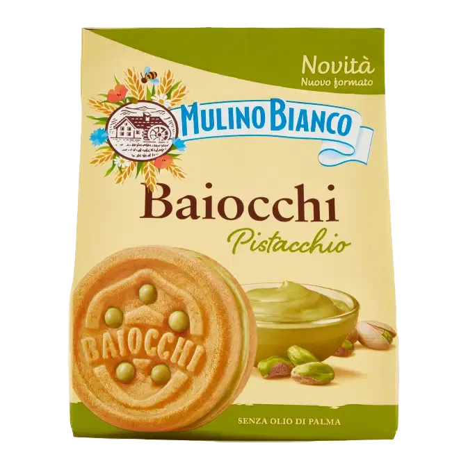 MULINO BIANCO BAIOCCHI PISTACHIO - 240gr