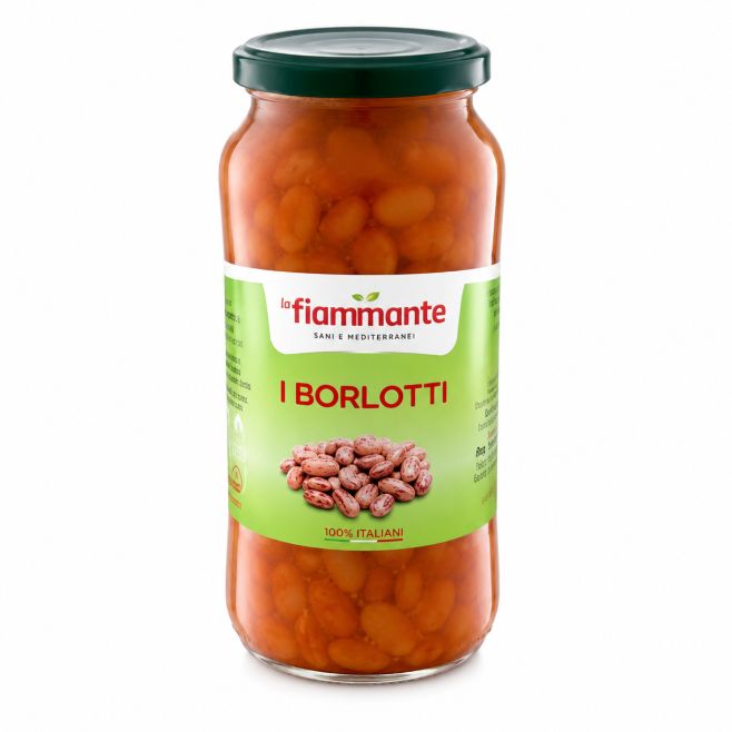 La Fiammante Borlotti Beans 540g