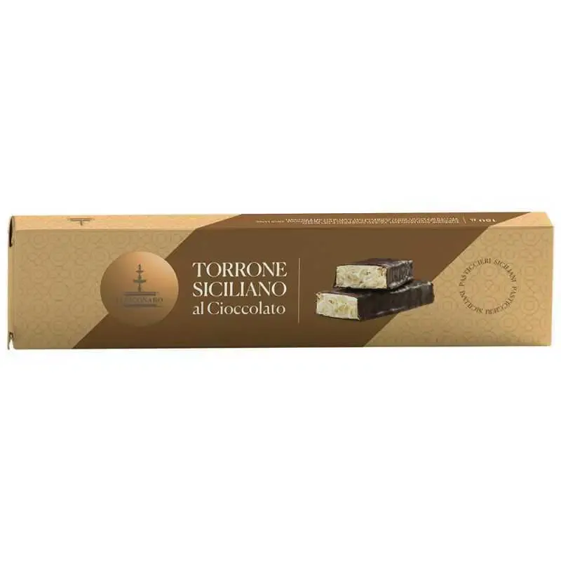 TORRONE SICILIANO CIOCCOLATO FONDENTE - Fiasconaro 150gr