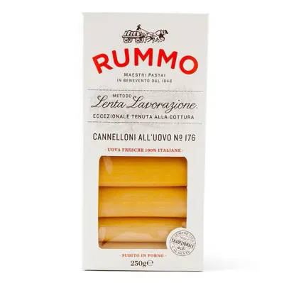 RUMMO CANNELLONI ALL'UOVO No.176 - 250gr RUMMO CANNELLONI ALL'UOVO No.176 - 250gr
