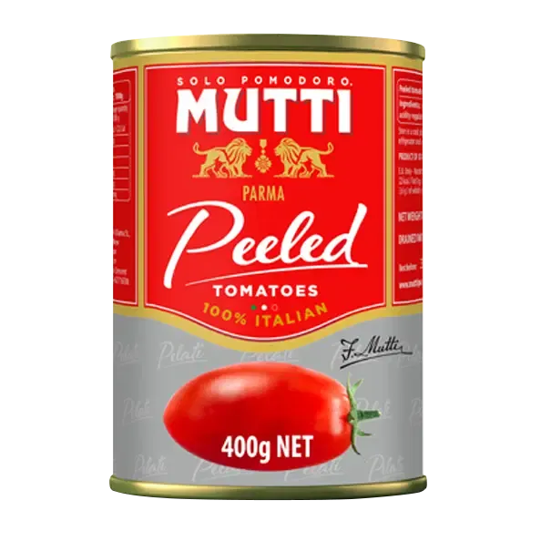 MUTTI PELATI PEELED TOMATOES - Mutti 6x400gr