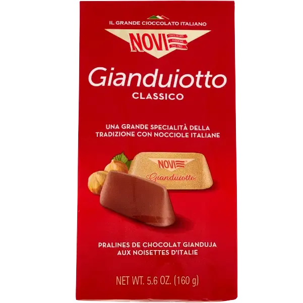 Novi Gianduiotti Italian hazelnut gianduja chocolates, 150g pack