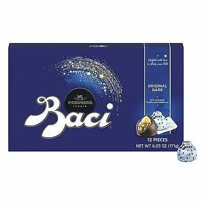 12 PIECE BACI DARK CHOCOLATES TRAY - 150g BEST BEFORE 04/26