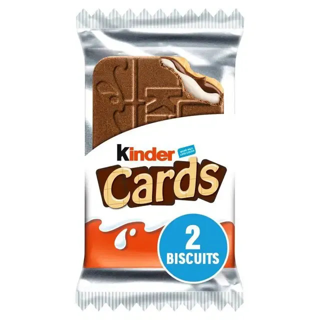 KINDER CARDS COUNTER DISPLAY 30 Pack (2x12.8gr) - 768gr