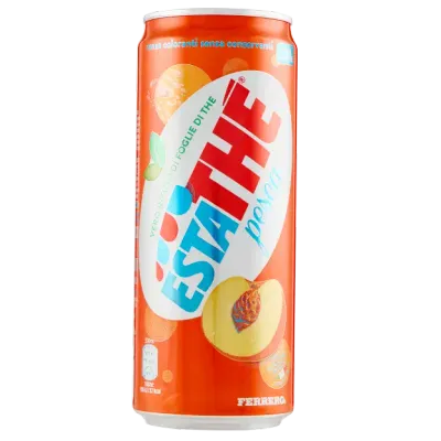 Estathé Pesca Peach Iced Tea Cans – 24 x 330ml