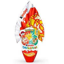Kinder Gran Sorpresa Giant Easter Egg “Pokémon” – 320g Milk Chocolate Egg with Surprise Toy