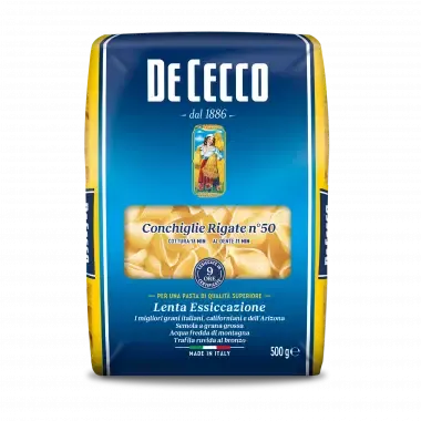 DE CECCO CONCHIGLIONI RIGATI No.126 - 500gr DE CECCO CONCHIGLIONI RIGATI No.126 - 500gr