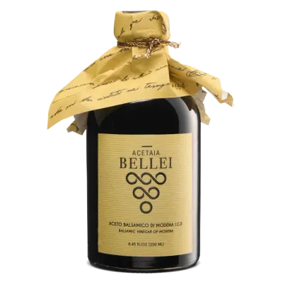 BALSAMIC VINEGAR DI MODENA IGP GIFT BOTTLE "Yellow" Bellei - 250ml