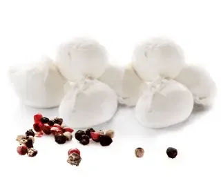 FROZEN BOCCONCINI MOZZARELLA DI BUFALA CAMPANA DOP - Marrandino 12X250gr (10x25gr) FROZEN BEFORE BEST BEFORE DATE