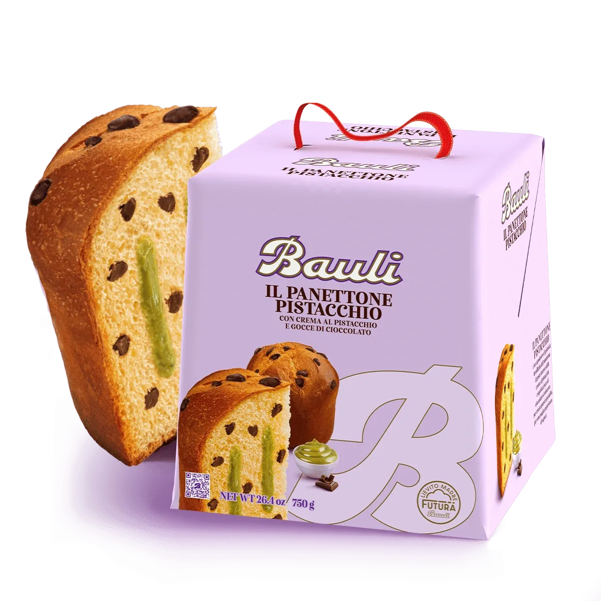 Bauli Panettone with Pistachio Cream – 750g BBE 04/26