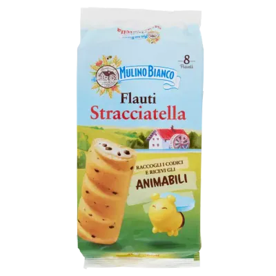 MULINO BIANCO FLAUTI STRACCIATELLA - 8xPack 280gr