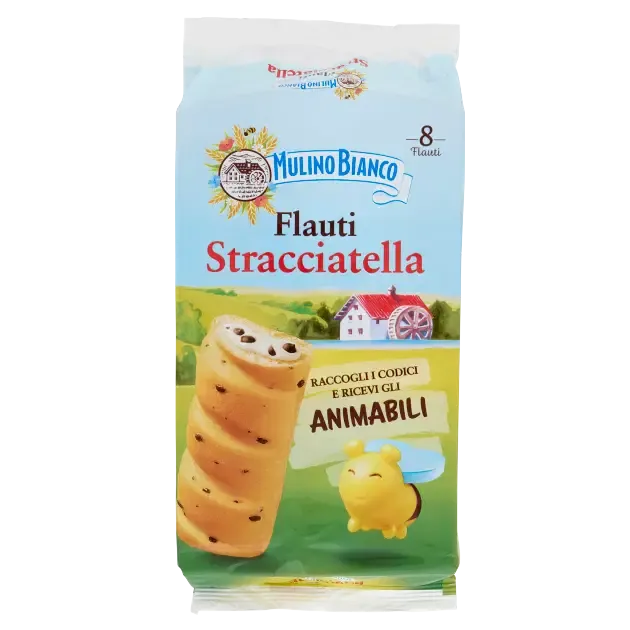 MULINO BIANCO FLAUTI STRACCIATELLA - 8xPack 280gr