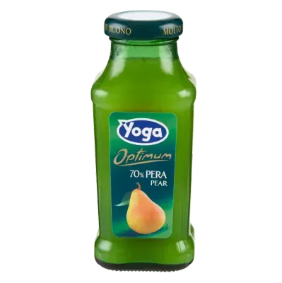 YOGA PERA FRUIT JUICE   SPLIT CASE 22X 200ml BOTTLES