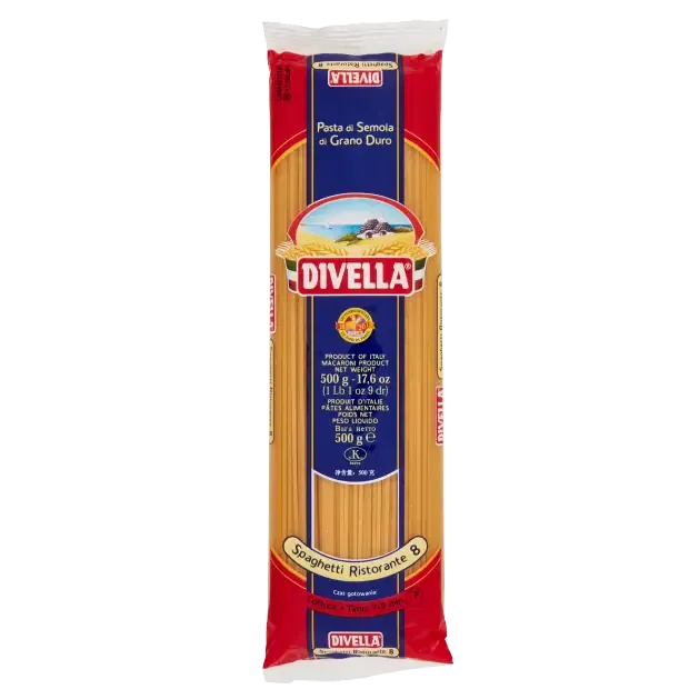 Divella Spaghetti Ristorante Pasta di Semola No.8 – 500g