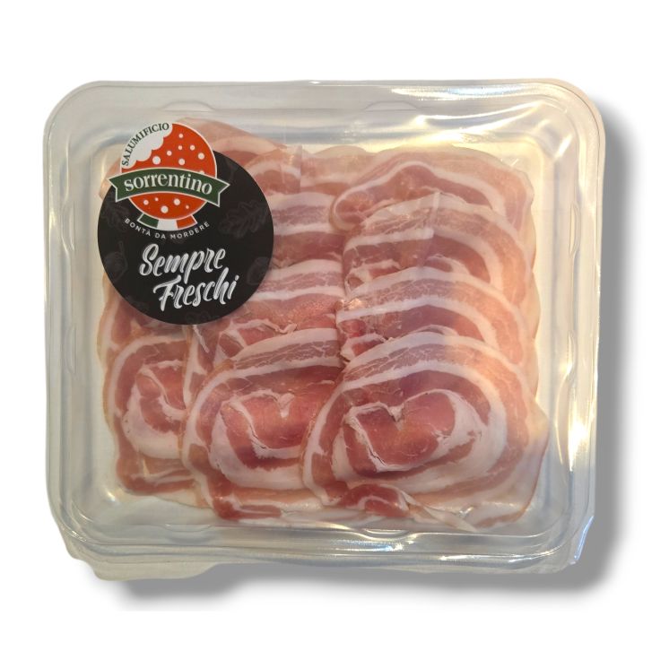 SLICED PANCETTA ARROTOLATA - 100gr