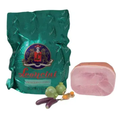 HALF ITALIAN PROSCIUTTO COTTO "Botticella" Leoncini - 4kg (avg) HALF ITALIAN PROSCIUTTO COTTO "Botticella" Leoncini - 4kg (avg)