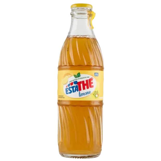 Estathé Limone Lemon Iced Tea Glass Bottles – 24 x 250ml