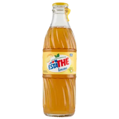 Estathé Limone Lemon Iced Tea Glass Bottles – 24 x 250ml