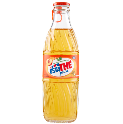 Estathé Pesca Peach Iced Tea Glass Bottles – 24 x 250ml